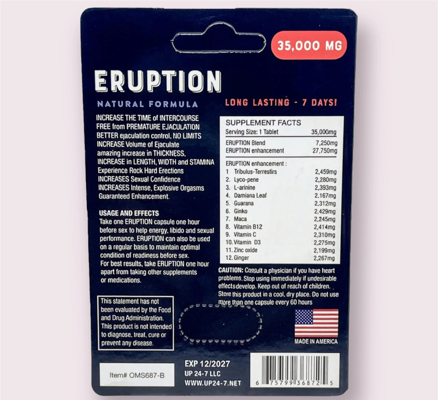 Eruption Pill (1 ct. of 1 Capsule Each)