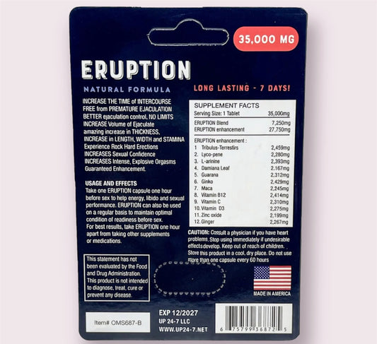 Eruption Pill (1 ct. of 1 Capsule Each)