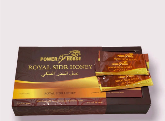 Black Horse Red *Power Horse Royal Sidr Honey* - Individual Sachets 10g